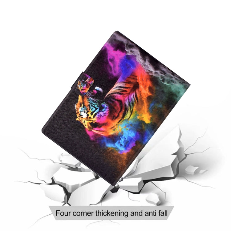 For iPad Pro 11 2024 Colored Drawing Smart Leather Tablet Case(Tiger) - iPad Pro 11 2024 Cases by PMC Jewellery | Online Shopping South Africa | PMC Jewellery | Buy Now Pay Later Mobicred