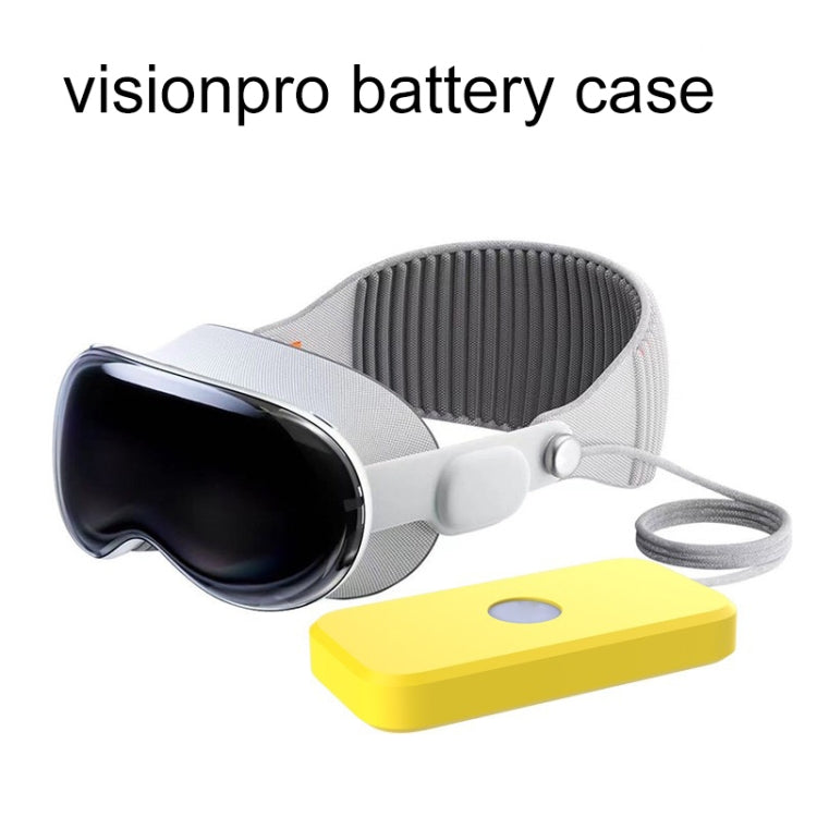 For Apple Vision Pro Accessories Power Silicone Protective Case(White) - VR Accessories by PMC TechLife | Online Shopping South Africa | PMC TechLife | Buy Now Pay Later Mobicred
