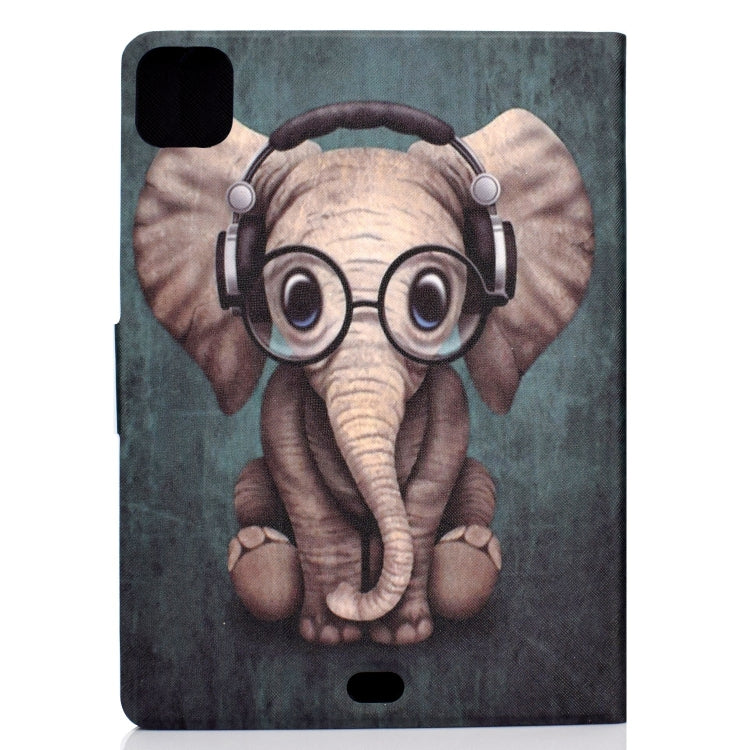 For iPad Pro 11 2024 Voltage Colored Drawing Smart Leather Tablet Case(Elephant) - iPad Pro 11 2024 Cases by PMC Jewellery | Online Shopping South Africa | PMC Jewellery | Buy Now Pay Later Mobicred