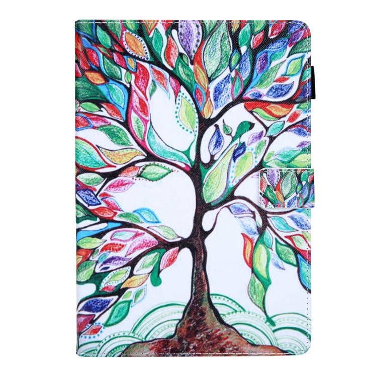 For iPad Pro 11 2024 Colored Drawing Leather Smart Tablet Case(Life Tree) - iPad Pro 11 2024 Cases by PMC TechLife | Online Shopping South Africa | PMC TechLife | Buy Now Pay Later Mobicred