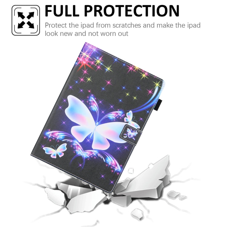 For iPad Pro 11 2024 Colored Drawing Leather Smart Tablet Case(Big Color Butterfly) - iPad Pro 11 2024 Cases by PMC Jewellery | Online Shopping South Africa | PMC Jewellery | Buy Now Pay Later Mobicred
