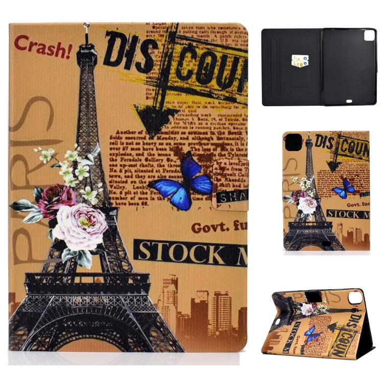 For iPad Pro 11 2024 Voltage Colored Drawing Smart Leather Tablet Case(Eiffel Tower) - iPad Pro 11 2024 Cases by PMC Jewellery | Online Shopping South Africa | PMC Jewellery | Buy Now Pay Later Mobicred