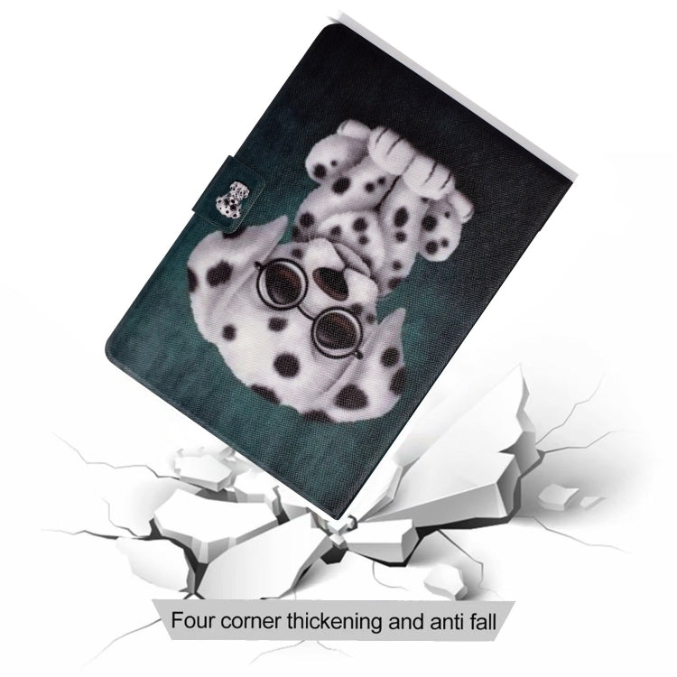 For iPad Pro 11 2024 Voltage Colored Drawing Smart Leather Tablet Case(Speckled Dog) - iPad Pro 11 2024 Cases by PMC Jewellery | Online Shopping South Africa | PMC Jewellery | Buy Now Pay Later Mobicred