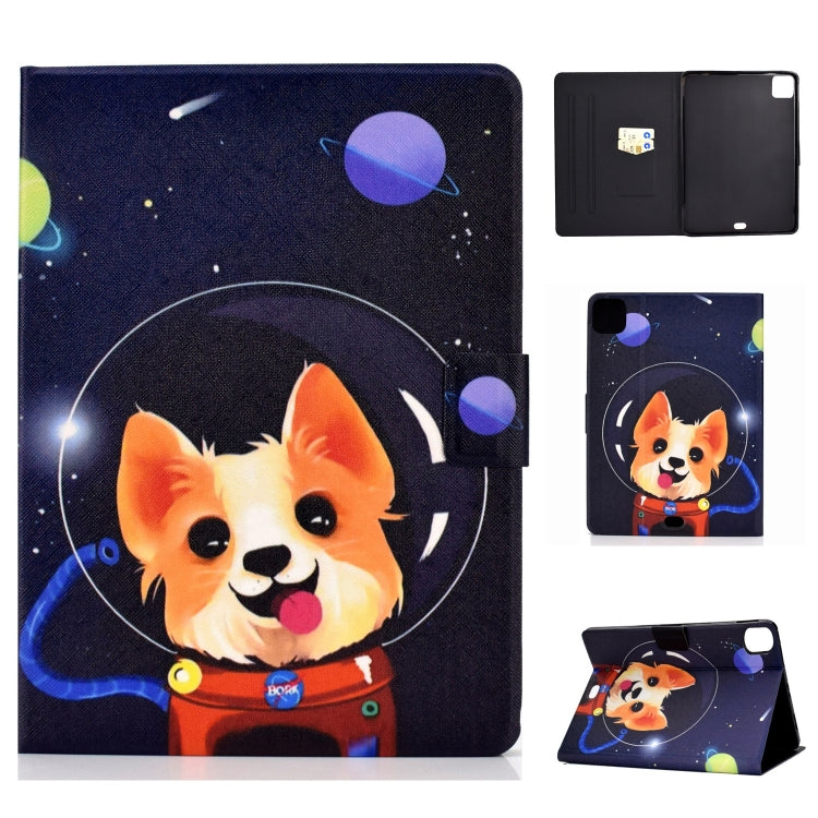 For iPad Pro 11 2024 Voltage Colored Drawing Smart Leather Tablet Case(Space Dog) - iPad Pro 11 2024 Cases by PMC Jewellery | Online Shopping South Africa | PMC Jewellery | Buy Now Pay Later Mobicred