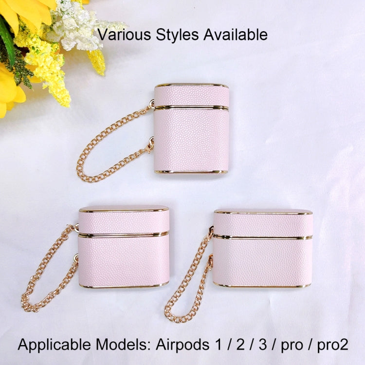 For AirPods 2 / 1 Cylindrical Ball Texture Bluetooth Earphone Protective Case(Light Pink) - free shipping - PMC Jewellery - Order now!