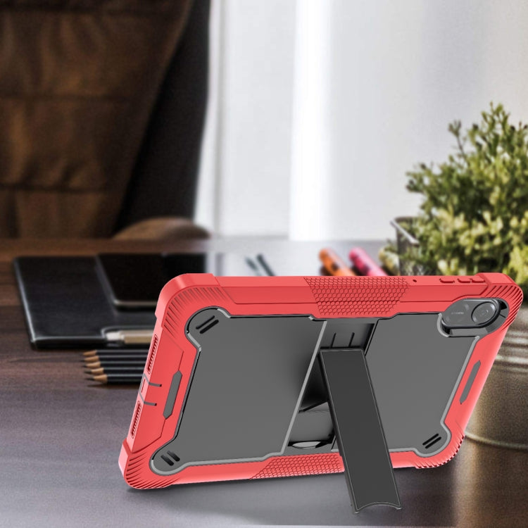 For Honor Pad X9 / X8 Pro Shockproof Silicone Hybrid PC Tablet Case with Holder(Black + Red) - Honor by PMC TechLife | Online Shopping South Africa | PMC TechLife | Buy Now Pay Later Mobicred