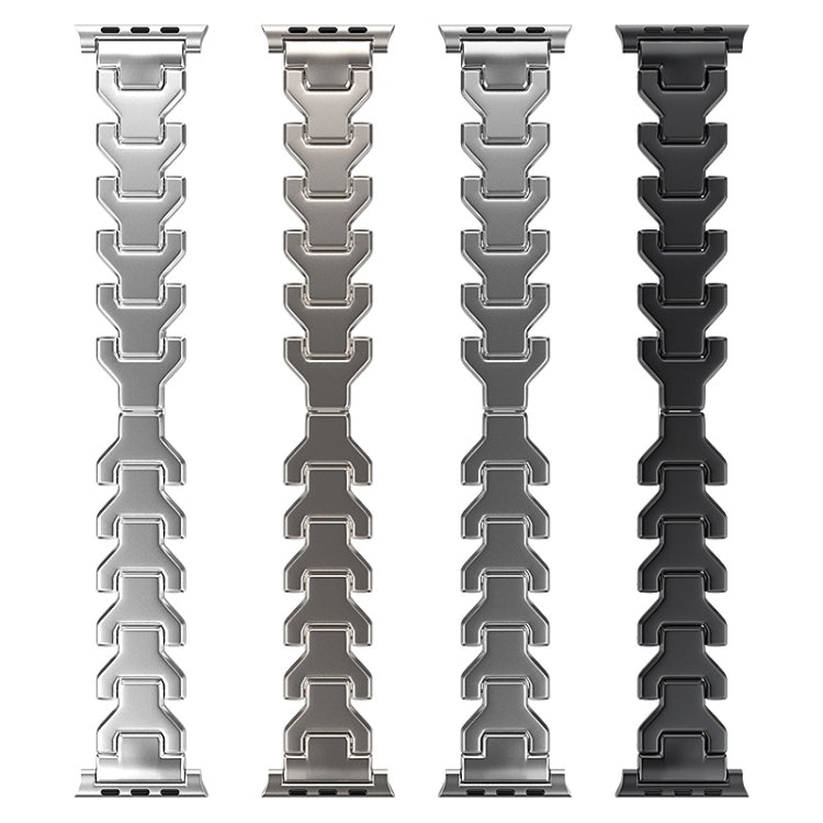 For Apple Watch SE 44mm Y Type Pure Titanium Watch Band(Silver) - free shipping - PMC TechLife - Order now!