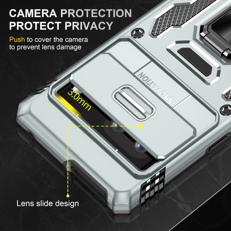 For Google Pixel 9/9 Pro Armor PC + TPU Camera Shield Phone Case(Grey) - free shipping - PMC TechLife - Order now!