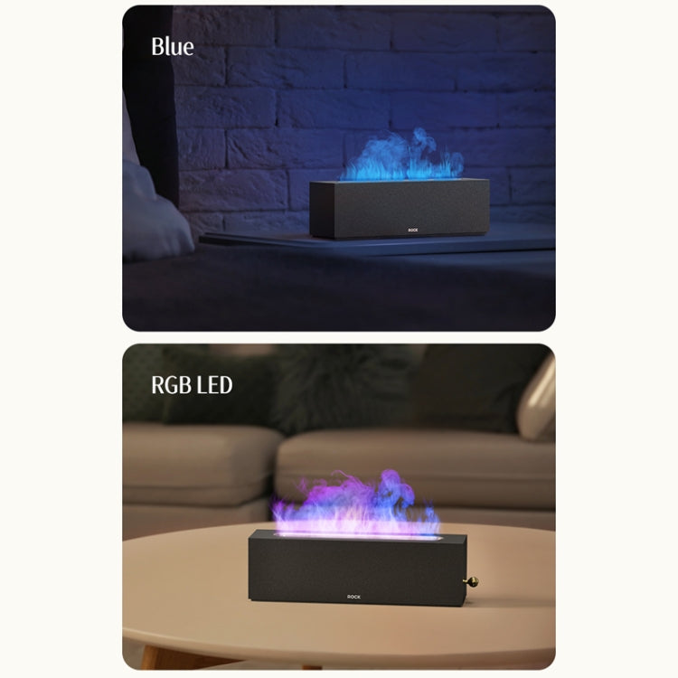 ROCK RAM0036 Large Mist Volume Flame Aromatherapy Humidifier - free shipping - PMC TechLife - Order now!