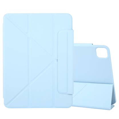 For iPad Pro 11 2024 Y-Shape Double-sided Clip Magnetic Smart Tablet Case(Blue) - iPad Pro 11 2024 Cases by PMC Jewellery | Online Shopping South Africa | PMC Jewellery | Buy Now Pay Later Mobicred