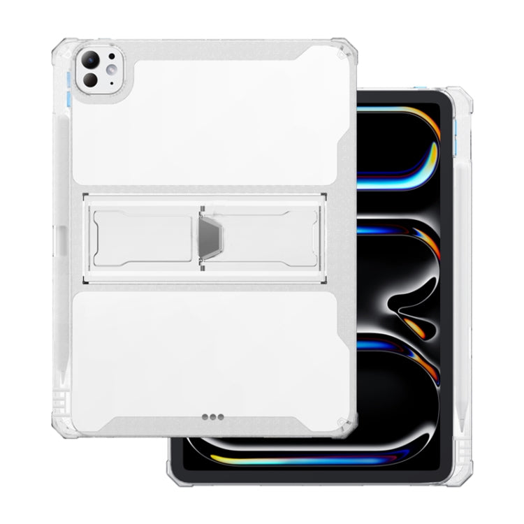 For iPad Pro 11 2024 TPU Hybrid PC Airbag Tablet Case with Pen Slots(Transparent) - iPad Pro 11 2024 Cases by PMC Jewellery | Online Shopping South Africa | PMC Jewellery | Buy Now Pay Later Mobicred