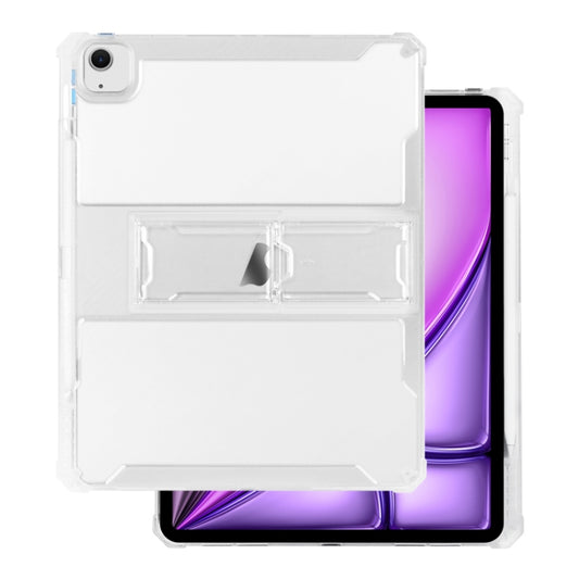 For iPad Air 13 2024 TPU Hybrid PC Airbag Tablet Case with Pen Slots(Transparent) - iPad Air 13 2024 Cases by PMC Jewellery | Online Shopping South Africa | PMC Jewellery | Buy Now Pay Later Mobicred