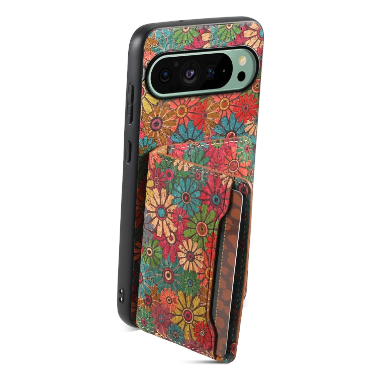 For Google Pixel 9 Card Slot Holder Phone Case(Spring Green) - Google Cases by PMC Jewellery | Online Shopping South Africa | PMC Jewellery | Buy Now Pay Later Mobicred