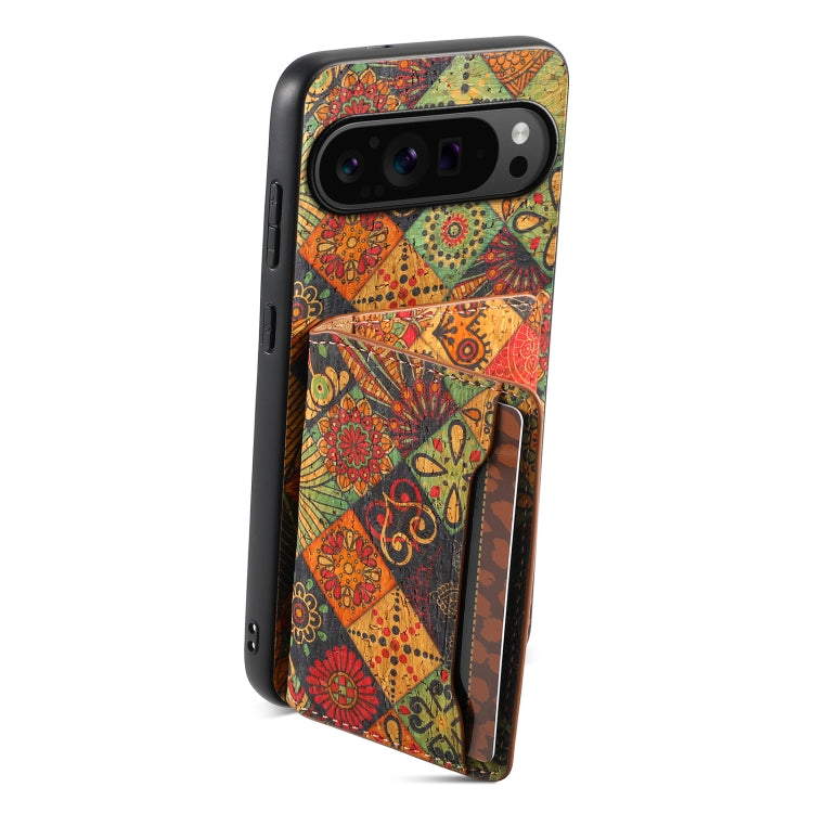 For Google Pixel 9 Pro Card Slot Holder Phone Case(Autumn Yellow) - Google Cases by PMC Jewellery | Online Shopping South Africa | PMC Jewellery | Buy Now Pay Later Mobicred