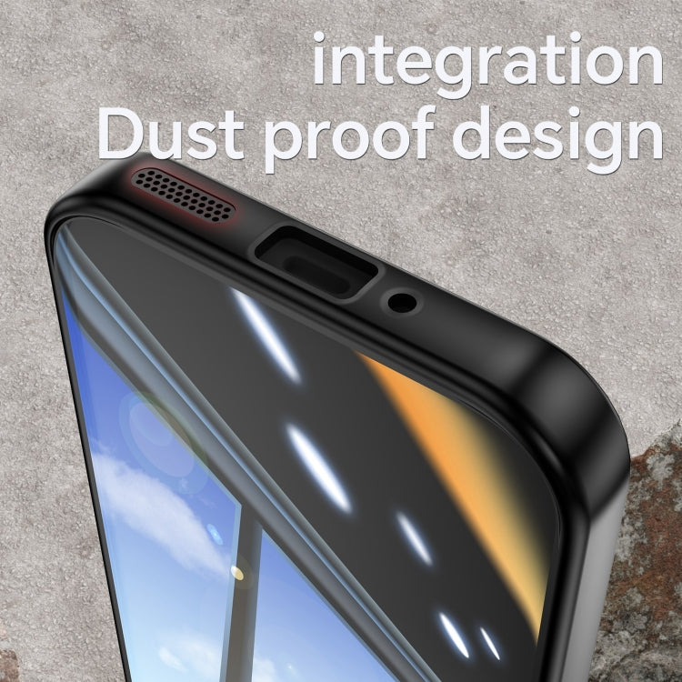 For Google Pixel 9 Pro XL Acrylic Hybrid TPU Armor Shockproof Phone Case(Black) - Google Cases by PMC TechLife | Online Shopping South Africa | PMC TechLife | Buy Now Pay Later Mobicred