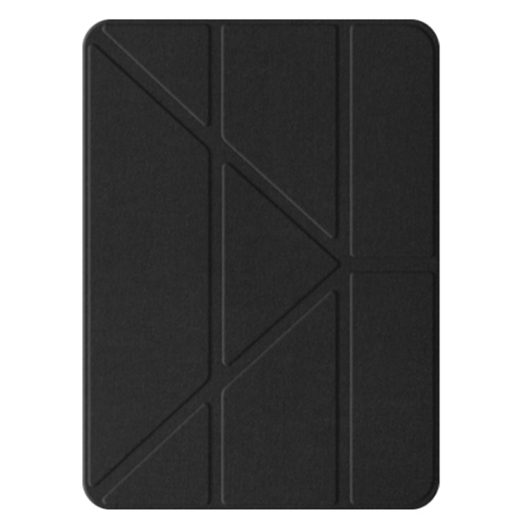 For iPad Air 13 2024 Mutural Multi-fold Smart Leather Tablet Case(Black) - iPad Air 13 2024 Cases by Mutural | Online Shopping South Africa | PMC Jewellery | Buy Now Pay Later Mobicred