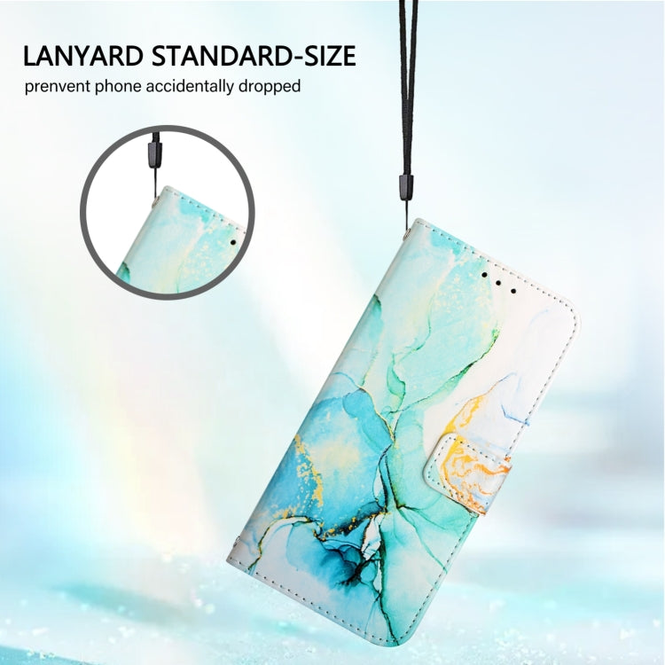 For Google Pixel 9 Pro XL PT003 Marble Pattern Flip Leather Phone Case(Green) - Google Cases by PMC TechLife | Online Shopping South Africa | PMC TechLife | Buy Now Pay Later Mobicred