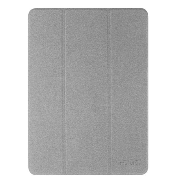 For iPad Air 13 2024 Mutural YASHI Series Tablet Leather Smart Case(Grey) - iPad Air 13 2025 / 2024 Cases by Mutural | Online Shopping South Africa | PMC Jewellery | Buy Now Pay Later Mobicred