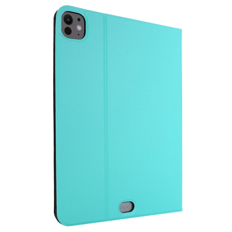 For iPad Pro 13 2024 Stretch Voltage Plain Leather Smart Tablet Case(Green) - iPad Pro 13 2024 Cases by PMC Jewellery | Online Shopping South Africa | PMC Jewellery | Buy Now Pay Later Mobicred