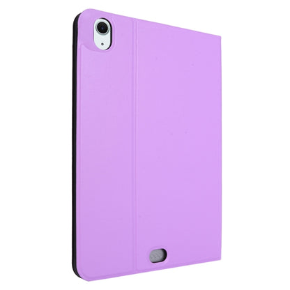 For iPad Air 11 2024 Stretch Voltage Plain Leather Smart Tablet Case(Purple) - iPad Air 11 2024 Cases by PMC Jewellery | Online Shopping South Africa | PMC Jewellery | Buy Now Pay Later Mobicred