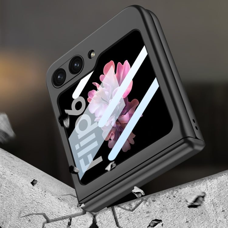 For Samsung Galaxy Z Flip6 / Flip7 FE GKK Integrated Magnetic Full Coverage Folding Phone Case(Silver) - free shipping - PMC Jewellery - Order now!
