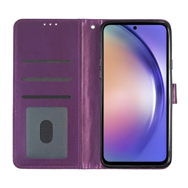 For iPhone 16 Plus Glitter Powder Flip Leather Phone Case(Purple) - iPhone 16 Plus Cases by PMC TechLife | Online Shopping South Africa | PMC TechLife | Buy Now Pay Later Mobicred