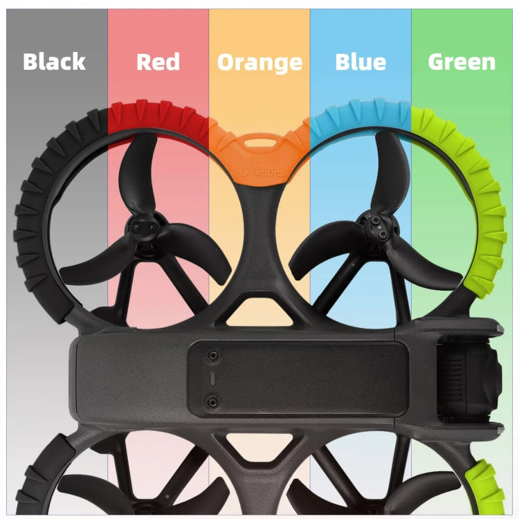 For DJI Avata 2 Sunnylife Drone Anti-Collision Protective Cover Combo Case Kit(Black) - Cases & Bags by Sunnylife | Online Shopping South Africa | PMC TechLife | Buy Now Pay Later Mobicred