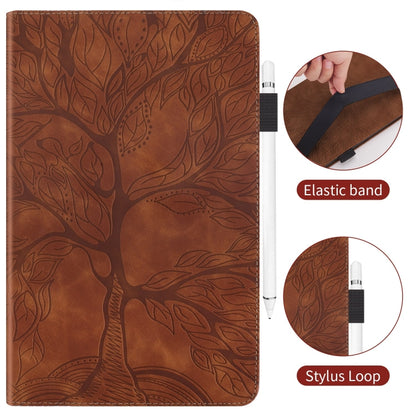 For iPad Pro 11 2024 Tree Life Series Embossed Smart Leather Tablet Case(Brown) - iPad Pro 11 2024 Cases by PMC Jewellery | Online Shopping South Africa | PMC Jewellery | Buy Now Pay Later Mobicred