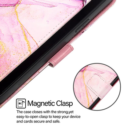 For Xiaomi Redmi K70 / K70 Pro PT003 Marble Pattern Flip Leather Phone Case(Pink Purple Gold) - K70 Cases by PMC Jewellery | Online Shopping South Africa | PMC Jewellery | Buy Now Pay Later Mobicred