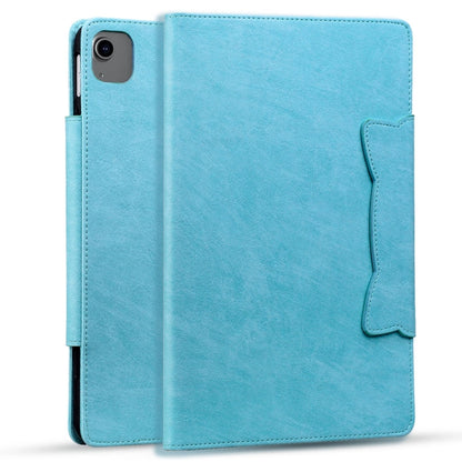 For iPad Air 11 2024 / Air 5 / Air 4 Cat Buckle Leather Smart Tablet Case(Sky Blue) - iPad Air 11 2024 Cases by PMC Jewellery | Online Shopping South Africa | PMC Jewellery | Buy Now Pay Later Mobicred
