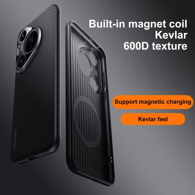 For Huawei Pura 70 Pro / 70 Pro+ SULADA 600D Kevlar Texture PC Shockproof Phone Case(Black) - free shipping - PMC Jewellery - Order now!