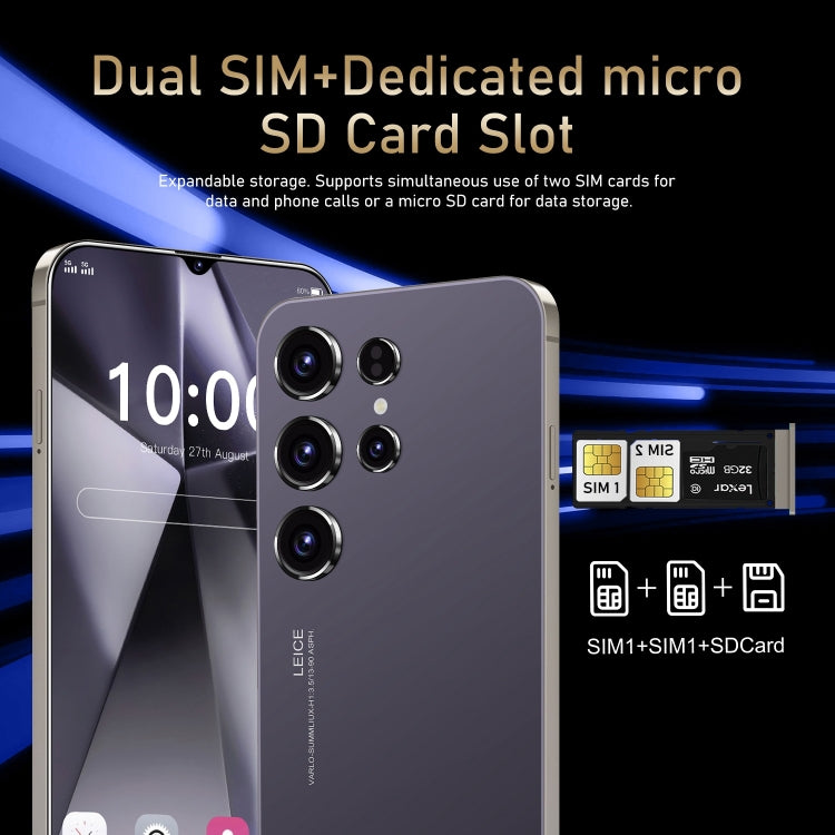 SDT89 / S24 Ultra, 2GB+16GB, 6.3 inch Screen, Face Identification, Android 10.0 MTK6737 Quad Core, Network: 4G, Dual SIM(Purple) -  by PMC Jewellery | Online Shopping South Africa | PMC Jewellery | Buy Now Pay Later Mobicred