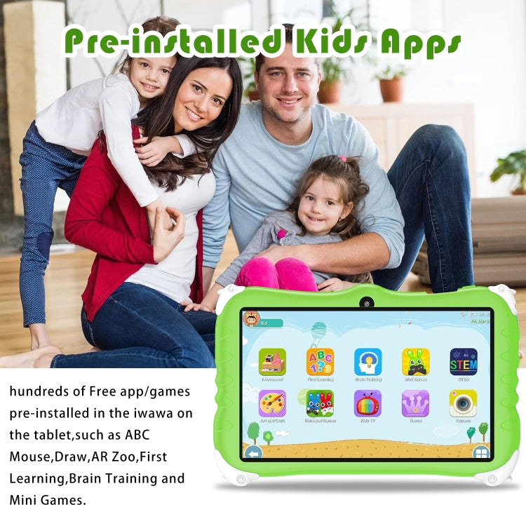 Penguin 7 inch WiFi Kids Tablet PC, 2GB+16GB, Android 7.1 MT6735 Octa Core CPU(Blue) -  by PMC Jewellery | Online Shopping South Africa | PMC Jewellery | Buy Now Pay Later Mobicred