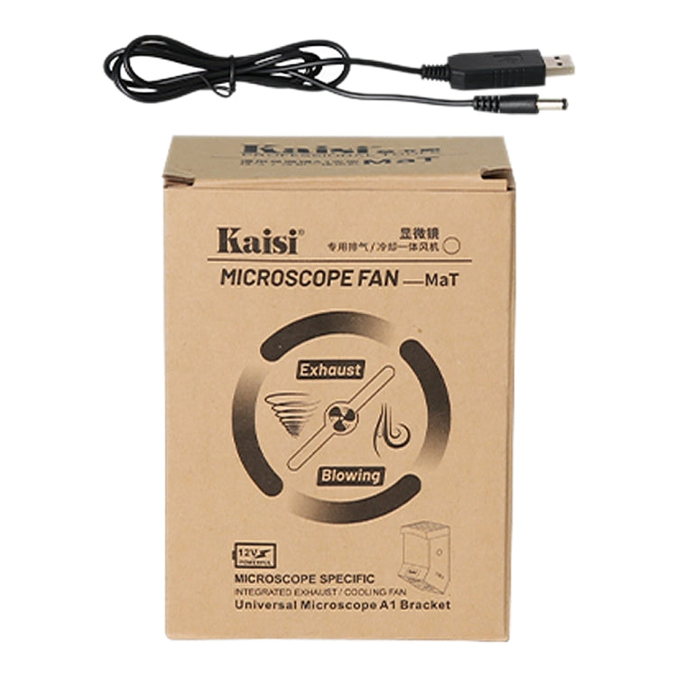 Kaisi MaT Adjustable Angles Smoke Exhaust Fan Suitable for 6565 / 7045 / 7050 Series Microscopes - Microscope Magnifier Series by Kaisi | Online Shopping South Africa | PMC TechLife | Buy Now Pay Later Mobicred