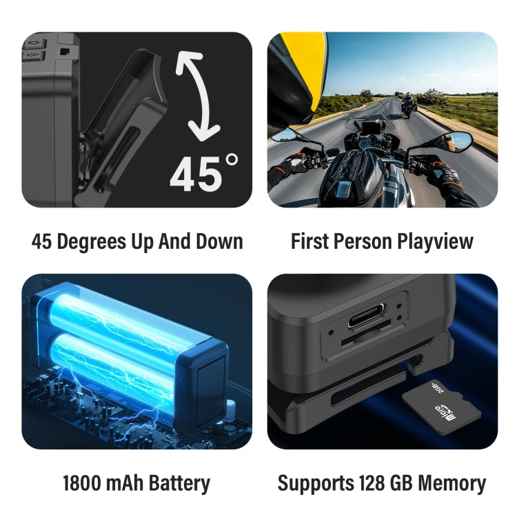 D8 1080P Head-mounted LED Motion Sensor Video Recording Lighting Camera - Video Cameras by PMC TechLife | Online Shopping South Africa | PMC TechLife | Buy Now Pay Later Mobicred