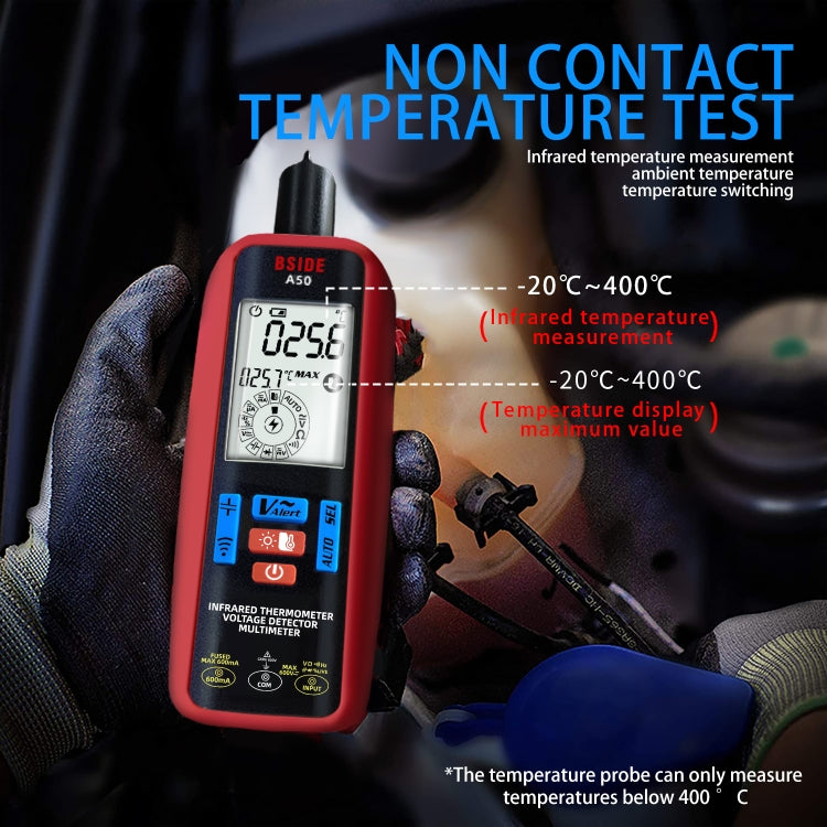 BSIDE A50 Infrared Temperature Test Digital Multimeter - free shipping - PMC TechLife - Order now!