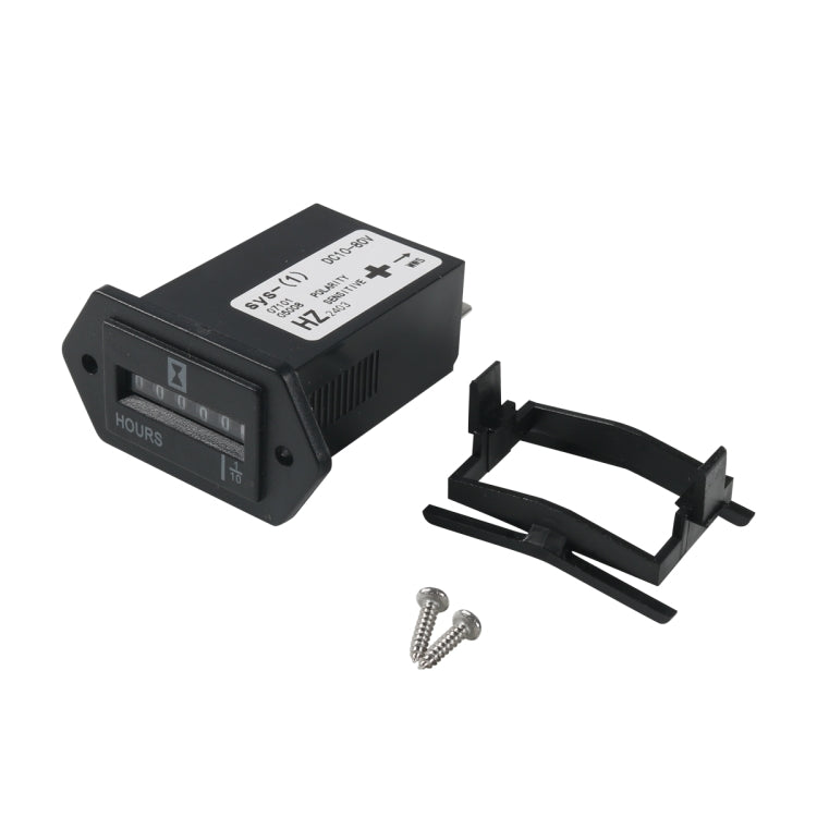 Generator / Boat / Off-road Vehicle DC10-80V Industrial Timer with Screws(Black) - Engines & Engine Parts by PMC TechLife | Online Shopping South Africa | PMC TechLife | Buy Now Pay Later Mobicred