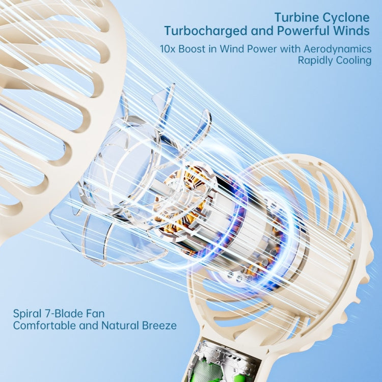 ROCK YW-DC03 Air Bubble Mini Handheld Fan - free shipping - PMC Jewellery - Order now!