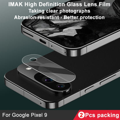 For Google Pixel 9 2pcs/Set imak HD Glass Rear Camera Lens Film - Other by imak | Online Shopping South Africa | PMC Jewellery | Buy Now Pay Later Mobicred