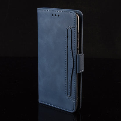 For Huawei Pura 70 Pro / 70 Pro+ Skin Feel Calf Texture Card Slots Leather Phone Case(Blue) - Huawei Cases by PMC Jewellery | Online Shopping South Africa | PMC Jewellery | Buy Now Pay Later Mobicred