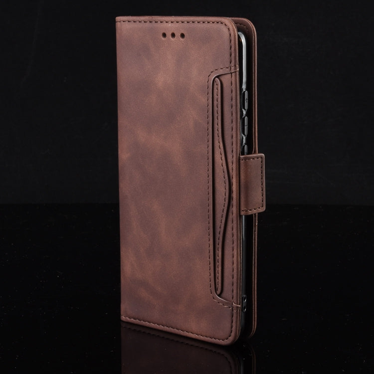 For Huawei Pura 70 Skin Feel Calf Texture Card Slots Leather Phone Case(Brown) - Huawei Cases by PMC Jewellery | Online Shopping South Africa | PMC Jewellery | Buy Now Pay Later Mobicred