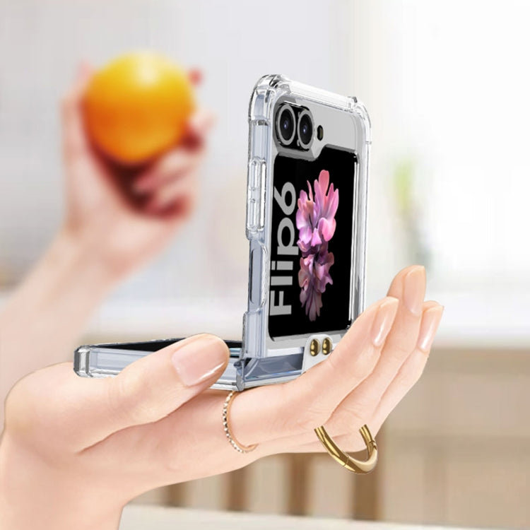 For Samsung Galaxy Z Flip6 / Flip7 FE GKK Airbag Ring Full Coverage Phone Case(Black) - free shipping - PMC Jewellery - Order now!