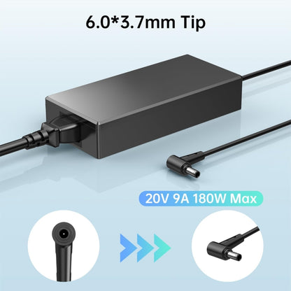 180W 20V 9A Laptop Notebook Power Adapter For Asus 6.0 x 3.7mm, Plug:US Plug - For Asus by PMC Jewellery | Online Shopping South Africa | PMC Jewellery | Buy Now Pay Later Mobicred