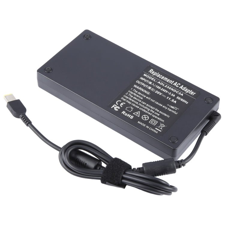 230W 20V 11.5A Laptop Notebook Power Adapter For Lenovo Big Square USB, Plug:EU Plug - For Lenovo by PMC Jewellery | Online Shopping South Africa | PMC Jewellery | Buy Now Pay Later Mobicred