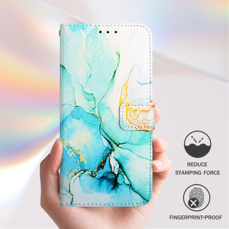 For Ulefone Note 14 PT003 Marble Pattern Flip Leather Phone Case(Green) - Ulefone Cases by PMC Jewellery | Online Shopping South Africa | PMC Jewellery | Buy Now Pay Later Mobicred