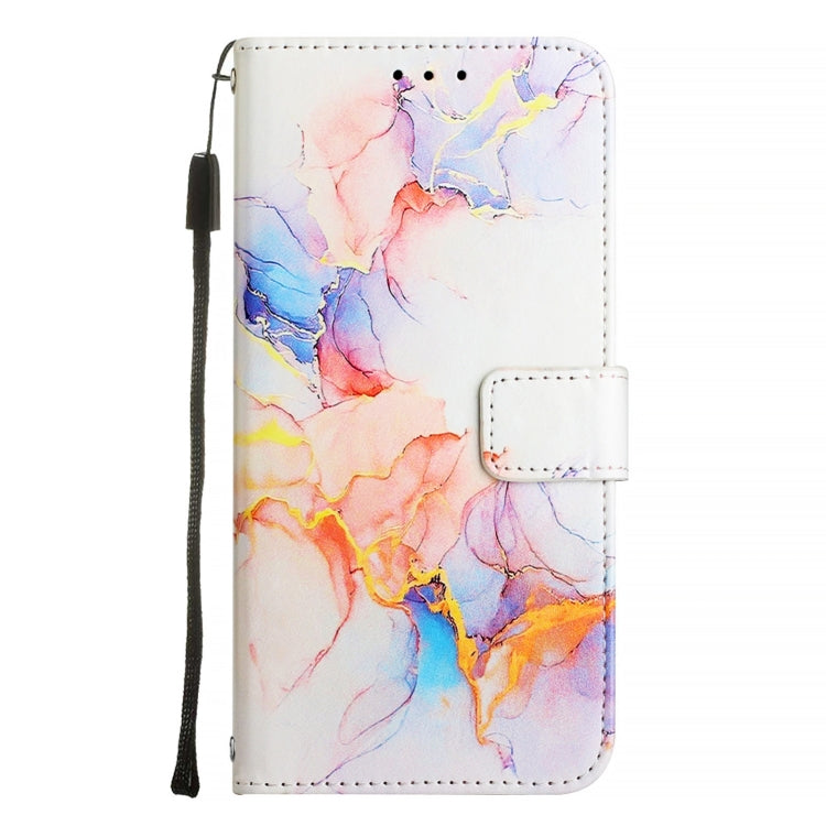 For Blackview Color 8 PT003 Marble Pattern Flip Leather Phone Case(Galaxy Marble White) - More Brand by PMC TechLife | Online Shopping South Africa | PMC TechLife | Buy Now Pay Later Mobicred