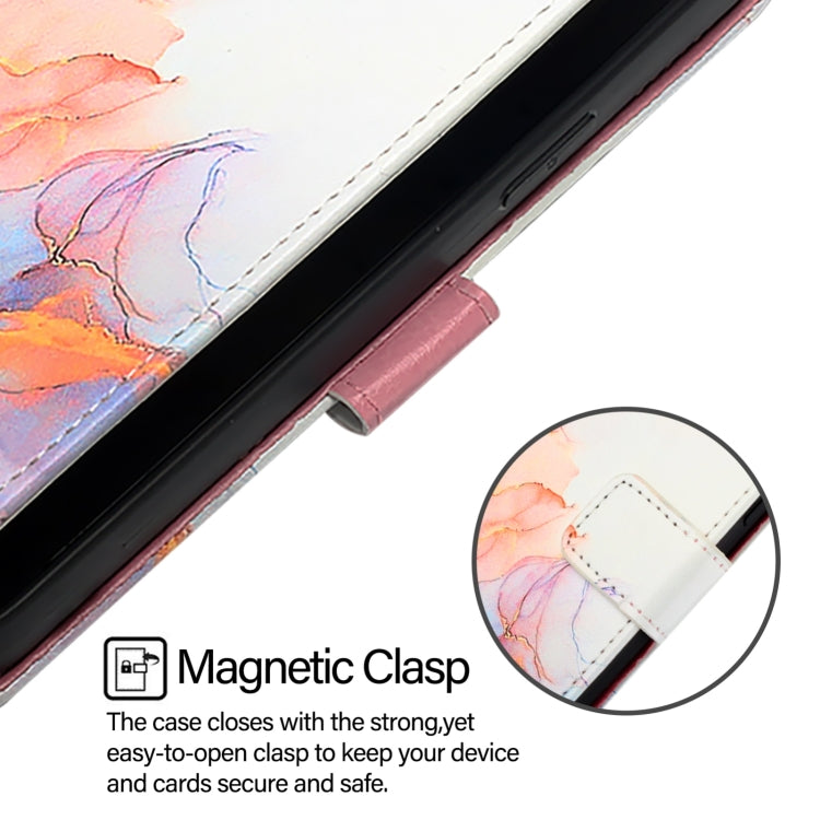 For Blackview Color 8 PT003 Marble Pattern Flip Leather Phone Case(Galaxy Marble White) - More Brand by PMC TechLife | Online Shopping South Africa | PMC TechLife | Buy Now Pay Later Mobicred