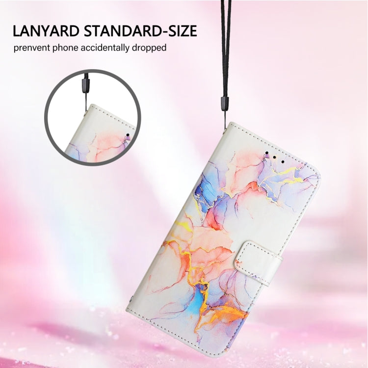 For Blackview Color 8 PT003 Marble Pattern Flip Leather Phone Case(Galaxy Marble White) - More Brand by PMC Jewellery | Online Shopping South Africa | PMC Jewellery | Buy Now Pay Later Mobicred