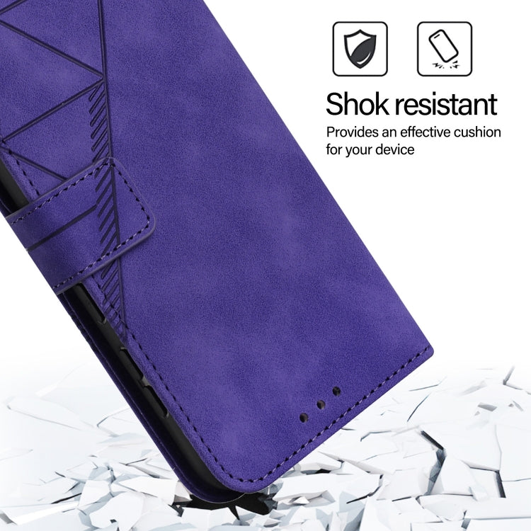 For Blackview Wave 6C Crossbody 3D Embossed Flip Leather Phone Case(Purple) - More Brand by PMC Jewellery | Online Shopping South Africa | PMC Jewellery | Buy Now Pay Later Mobicred