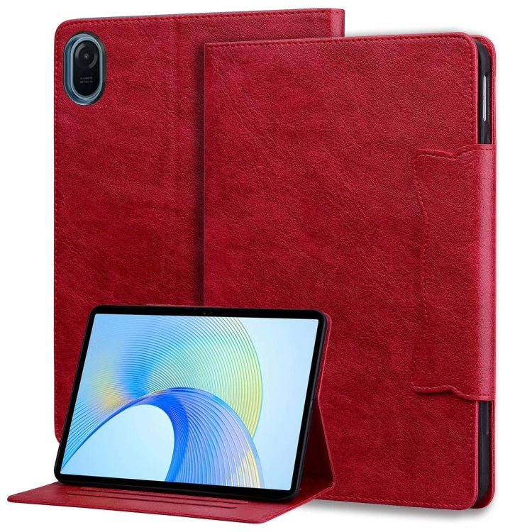 For Honor Pad 8 Cat Buckle Leather Tablet Case(Red) - Honor by PMC TechLife | Online Shopping South Africa | PMC TechLife | Buy Now Pay Later Mobicred